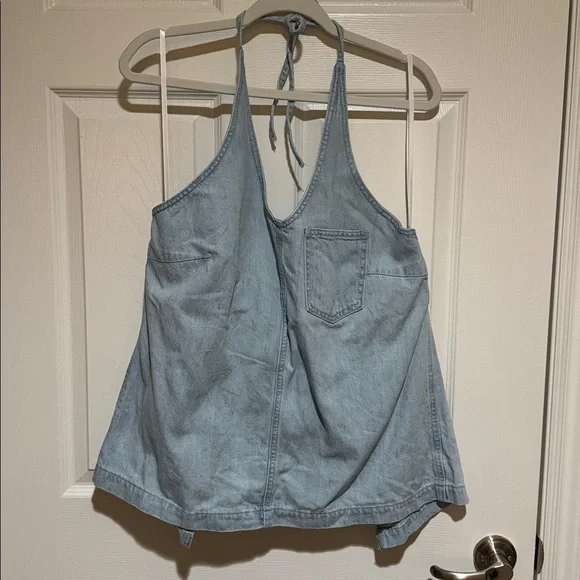 Denim Halter top - Picture 1 of 2